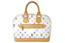 画像をギャラリービューアに読み込む, LOUIS VUITTON ルイヴィトン ハンドバッグ M92647 村上隆 アルマ モノグラムマルチカラー ゴールド金具 良品 中古 58548
