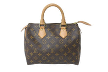 画像をギャラリービューアに読み込む, LOUIS VUITTON ルイヴィトン ハンドバッグ スピーディ25 モノグラムキャンバス M41109 ゴールド金具 良品 中古 58549