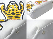 Load image into Gallery viewer, LOUIS VUITTON ルイヴィトン トートバッグ トロリー トート NIGOコラボ タイガー ホワイト M59366 シルバー金具 美品 中古 58554