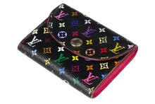 画像をギャラリービューアに読み込む, LOUIS VUITTON ルイ・ヴィトン カードケース アンヴェロップカルトドゥヴィジット M66561 PVC モノグラム ノワール 良品 中古 58576