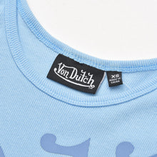 画像をギャラリービューアに読み込む, 新品未使用 Von Dutch ボンダッチ リブタンクトップ ノースリーブ 7VND9A8206NV サイズXS アイスブルー レディース 中古 4a005859