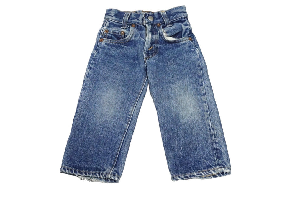 Levi's リーバイス デニムパンツ 302-0117 60s SMALL E ヴィンテージ ブルー コットン デニム キッズ 表記サイズ不明 良品 中古 58643