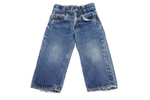 Load image into Gallery viewer, Levi's リーバイス デニムパンツ 302-0117 60s SMALL E ヴィンテージ ブルー コットン デニム キッズ 表記サイズ不明 良品 中古 58643