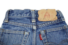Load image into Gallery viewer, Levi's リーバイス デニムパンツ 302-0117 60s SMALL E ヴィンテージ ブルー コットン デニム キッズ 表記サイズ不明 良品 中古 58643