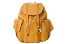 画像をギャラリービューアに読み込む, 極美品 LOUIS VUITTON ルイヴィトン リュック バックパック クリストファー GM M53270 ヌメ革 ヴァージル 中古 58661