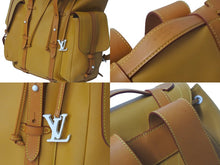 画像をギャラリービューアに読み込む, 極美品 LOUIS VUITTON ルイヴィトン リュック バックパック クリストファー GM M53270 ヌメ革 ヴァージル 中古 58661