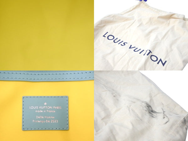 Very good condition LOUIS VUITTON M21869 Keepall Bandouliere 50 Monogram Playground Yellow Used 58662