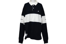 Load image into Gallery viewer, DESCENDANT ディセダント 長袖Ｔシャツ パドル ポロシャツ 18SS サイズ2 ホワイト ネイビー 181ATDS-CSM09 美品 中古 58728