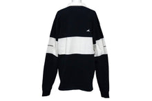 Load image into Gallery viewer, DESCENDANT ディセダント 長袖Ｔシャツ パドル ポロシャツ 18SS サイズ2 ホワイト ネイビー 181ATDS-CSM09 美品 中古 58728
