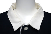Load image into Gallery viewer, DESCENDANT ディセダント 長袖Ｔシャツ パドル ポロシャツ 18SS サイズ2 ホワイト ネイビー 181ATDS-CSM09 美品 中古 58728