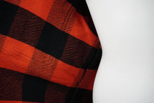 画像をギャラリービューアに読み込む, DESCENDANT ディセンダント シャツ ネルシャツ チェックシャツ フード付き サイズ 2 オレンジ 中古 58730