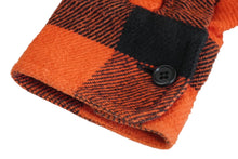 画像をギャラリービューアに読み込む, DESCENDANT ディセンダント シャツ ネルシャツ チェックシャツ フード付き サイズ 2 オレンジ 中古 58730