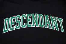 Load image into Gallery viewer, DESCENDANT ディセンダント TEAM HOODED SWEATSHIRT チームフーデッドスウェットシャツ サイズ 2 中古 ブラック グリーン 58732