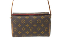 画像をギャラリービューアに読み込む, 新品同様 LOUIS VUITTON ルイ・ヴィトン ショルダーバッグ レシタル M51900 モノグラム PVC ブラウン ゴールド金具 中古 58745
