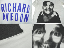 画像をギャラリービューアに読み込む, RICHARD AVEDON リチャードアヴェドン 90s アート 半袖Ｔシャツ ホワイト プリント ヴィンテージ サイズL 良品 中古 58763
