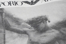 画像をギャラリービューアに読み込む, Emporio Armani エンポリオ アルマーニ 90s フォト 半袖Ｔシャツ ホワイト ロゴ ブブルース ウェーバー サイズL 良品 中古 58764