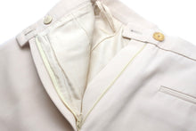 Load image into Gallery viewer, CHANEL シャネル セットアップパンツ 97P AB835 無地 36サイズ ウール ベージュ ゴールド金具 美品 中古 58789