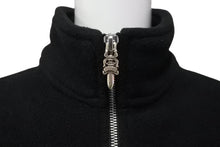 画像をギャラリービューアに読み込む, CHROME HEARTS クロムハーツ ダガーハーフジップ フリース ジャケット スウェット Y NOT ブラック サイズM 美品 中古 58806