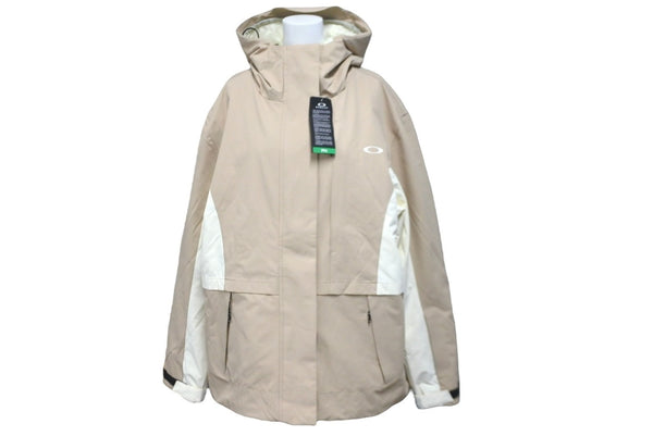 OAKLEY Jacket Snowwear Mountain Parka FOA500470-9WI 2023-2024 Winter 2XL Beige Good Condition Used 58818
