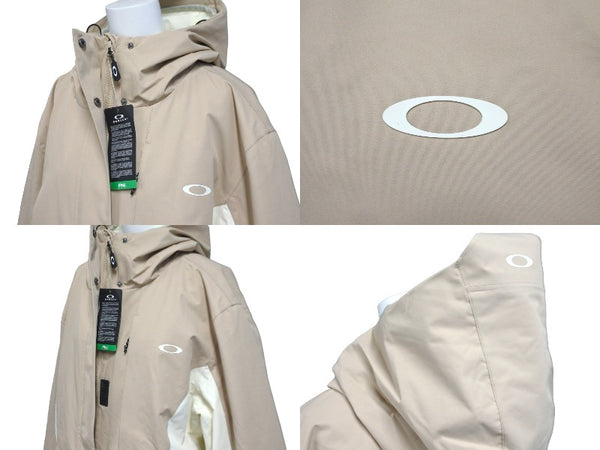 OAKLEY Jacket Snowwear Mountain Parka FOA500470-9WI 2023-2024 Winter 2XL Beige Good Condition Used 58818