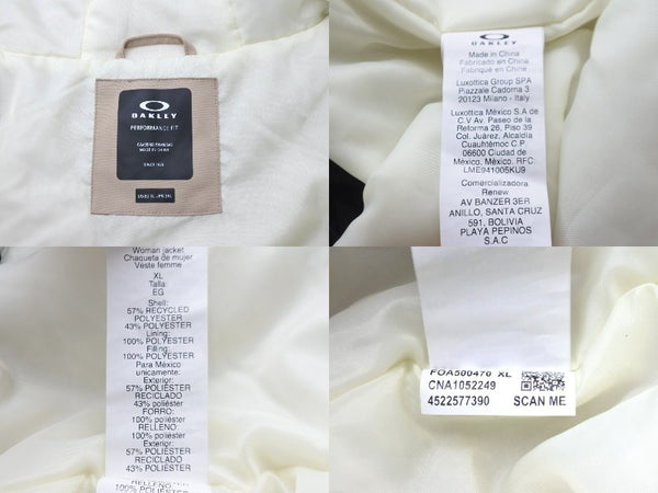 OAKLEY Jacket Snowwear Mountain Parka FOA500470-9WI 2023-2024 Winter 2XL Beige Good Condition Used 58818