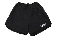U.S.ARMY IPFU TRAINING Training Shorts, Military, US Army, Deadstock, Black Nylon, Size L, Excellent Condition, Used, Item No. 58827
