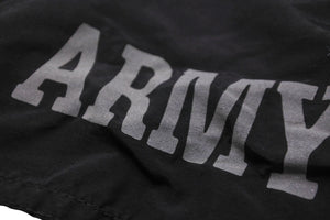 U.S.ARMY IPFU TRAINING Training Shorts, Military, US Army, Deadstock, Black Nylon, Size L, Excellent Condition, Used, Item No. 58827