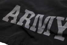 Load image into Gallery viewer, U.S.ARMY IPFU TRAINING トレーニングショーツ ミリタリー 米軍 デッドストック ブラック ナイロン サイズL 美品 中古 58827