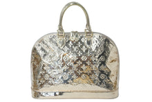 画像をギャラリービューアに読み込む, LOUIS VUITTON ルイヴィトン ハンドバッグ アルマGM モノグラムミロワール M95274 ゴールド ゴールド金具 美品 中古 58885