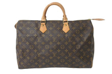 画像をギャラリービューアに読み込む, LOUIS VUITTON ルイヴィトン ハンドバッグ スピーディ40 M41522 モノグラム ゴールド金具 美品 中古 58890