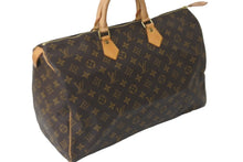 画像をギャラリービューアに読み込む, LOUIS VUITTON ルイヴィトン ハンドバッグ スピーディ40 M41522 モノグラム ゴールド金具 美品 中古 58890