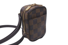 画像をギャラリービューアに読み込む, 極美品 LOUIS VUITTON ルイヴィトン ポーチ テュイオカピPM ダミエ ブラウン N61738 ゴールド金具 中古 58899