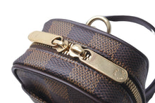 画像をギャラリービューアに読み込む, 極美品 LOUIS VUITTON ルイヴィトン ポーチ テュイオカピPM ダミエ ブラウン N61738 ゴールド金具 中古 58899