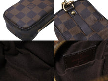 画像をギャラリービューアに読み込む, 極美品 LOUIS VUITTON ルイヴィトン ポーチ テュイオカピPM ダミエ ブラウン N61738 ゴールド金具 中古 58899