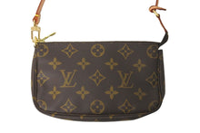 Load image into Gallery viewer, 極美品 LOUIS VUITTON ルイヴィトン モノグラム ミニ ポシェット アクセソワール ブラウン アクセサリーポーチ M58009 中古 58906