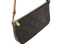 Load image into Gallery viewer, 極美品 LOUIS VUITTON ルイヴィトン モノグラム ミニ ポシェット アクセソワール ブラウン アクセサリーポーチ M58009 中古 58906