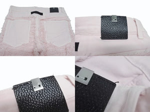 極美品 1017 ALYX 9SM blackmeans アリクス ブラックミーンズ デニムパンツ YZERR私物 コットン ポリウレタン ピンク サイズ30 中古 4b005891