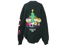 Load image into Gallery viewer, 新品未使用 KITH キス Kith for Peanuts Holiday Cardigan カーディガン KHM031681 サイズL スヌーピー 刺繍 グリーン コットン 中古 4c059237
