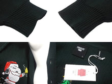 Load image into Gallery viewer, 新品未使用 KITH キス Kith for Peanuts Holiday Cardigan カーディガン KHM031681 サイズL スヌーピー 刺繍 グリーン コットン 中古 4c059237