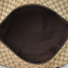 画像をギャラリービューアに読み込む, GUCCI GGキャンバス Boston Bag ボストンバッグ シェリーライン 153240 GGキャンバス ブラウン ベージュ 美品 中古 4a005894
