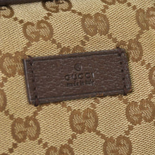 画像をギャラリービューアに読み込む, GUCCI GGキャンバス Boston Bag ボストンバッグ シェリーライン 153240 GGキャンバス ブラウン ベージュ 美品 中古 4a005894