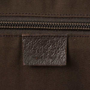 GUCCI GGキャンバス Boston Bag ボストンバッグ シェリーライン 153240 GGキャンバス ブラウン ベージュ 美品 中古 4a005894