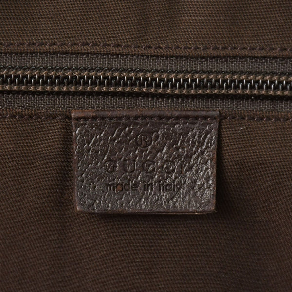 GUCCI GGキャンバス Boston Bag ボストンバッグ シェリーライン 153240 GGキャンバス ブラウン ベージュ 美品 中古 4a005894