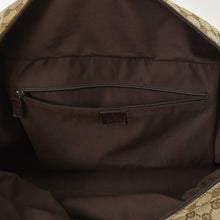 画像をギャラリービューアに読み込む, GUCCI GGキャンバス Boston Bag ボストンバッグ シェリーライン 153240 GGキャンバス ブラウン ベージュ 美品 中古 4a005894