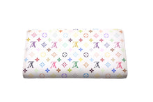 画像をギャラリービューアに読み込む, LOUIS VUITTON ルイヴィトン 長財布 ポルトフォイユ サラ M93746 モノグラム マルチカラー 村上隆 イニシャル入り 良品 中古 58941