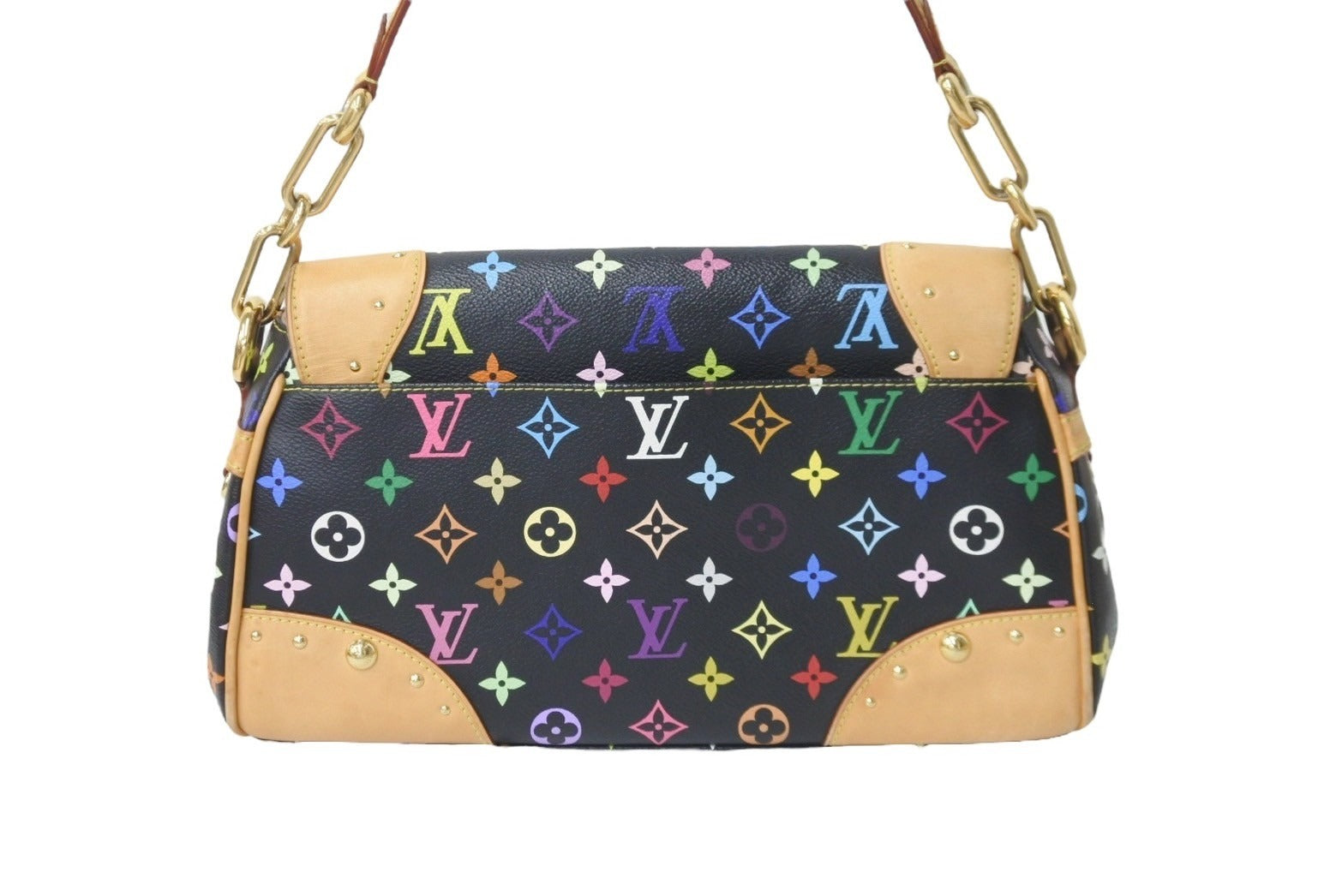 LOUIS VUITTON ルイヴィトン ショルダーバッグ M40204 ビバリーMM モノグラムマルチカラー ブラック ゴールド金具 良品 中古  58980 – Casanova Vintage