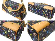 画像をギャラリービューアに読み込む, LOUIS VUITTON ルイヴィトン ショルダーバッグ M40204 ビバリーMM モノグラムマルチカラー ブラック ゴールド金具 良品 中古 58980