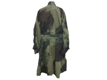 Load image into Gallery viewer, KAPITAL キャピタル ロング コート ジャケット K1903LJ028 グリーン ブラウン カーキ コットン ナイロン サイズ S 美品 中古 58989