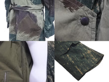 Load image into Gallery viewer, KAPITAL キャピタル ロング コート ジャケット K1903LJ028 グリーン ブラウン カーキ コットン ナイロン サイズ S 美品 中古 58989