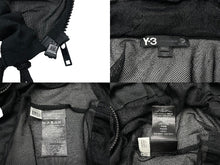画像をギャラリービューアに読み込む, Y-3 ワイスリー YOHJI YANAMOTO ADIDAS メッシュ コート ジャケット ドローコード ブラック ナイロン サイズM 中古 58990